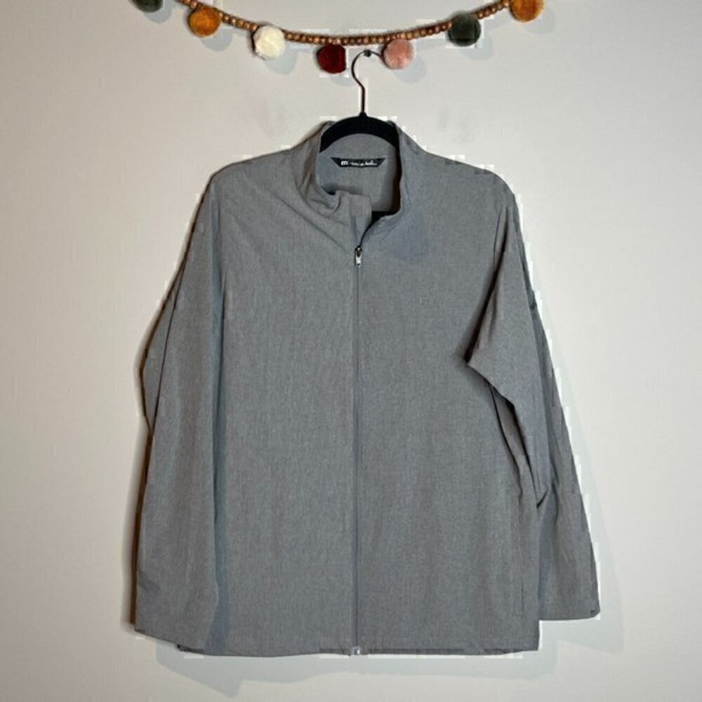 Travis Mathew grey lightweight golf jacket